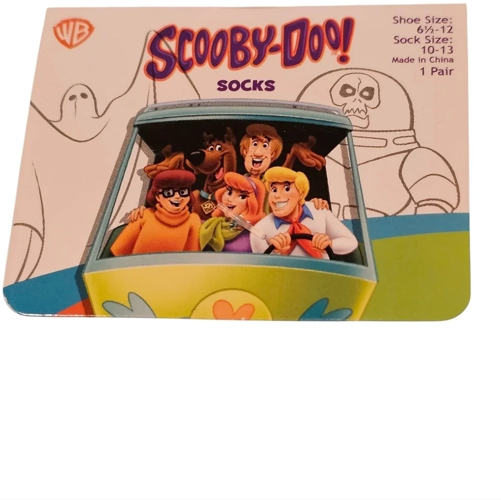 Scooby-Doo! Adult Socks 1 Pair. New!